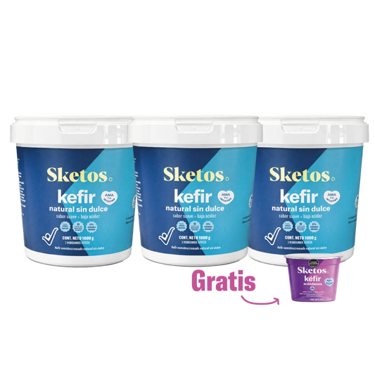 Combo Ama tu Intestino Sketos · Kéfir Natural + Kéfir gratis