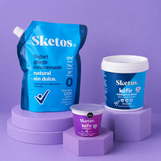Combo Bienestar Sketos · Yogurt griego y Kéfir Natural + Kéfir gratis