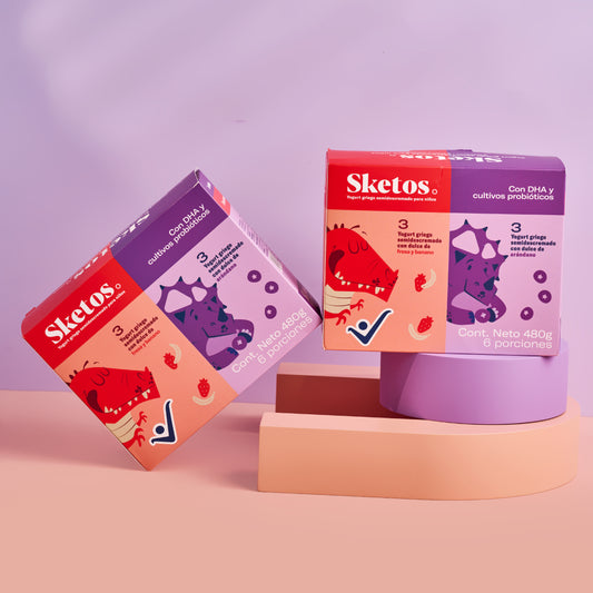 Combo Yogurt Griego Kids Sketos · Pack x12