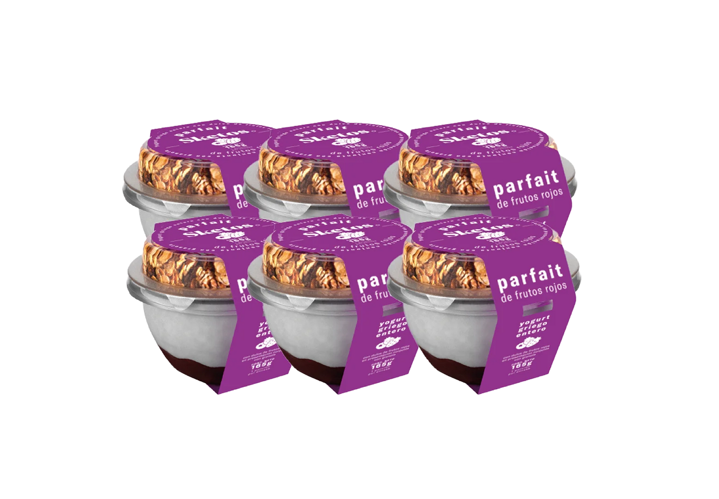 Mixed Berry Parfait Sketos · 6-pack