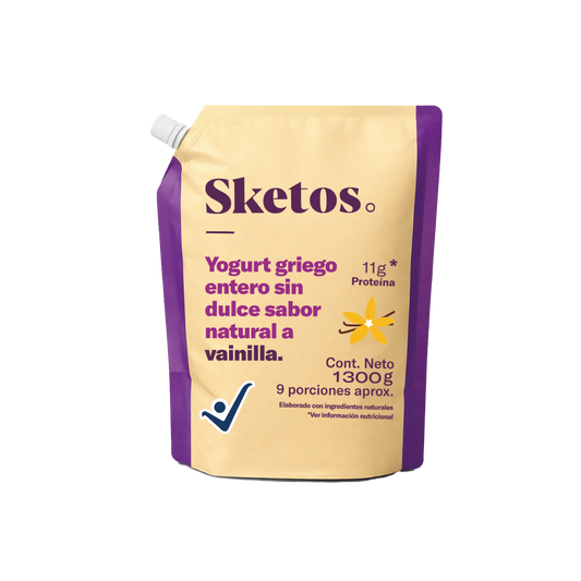 Yogurt Griego Sketos · Doypack · Vainilla · 1.300g