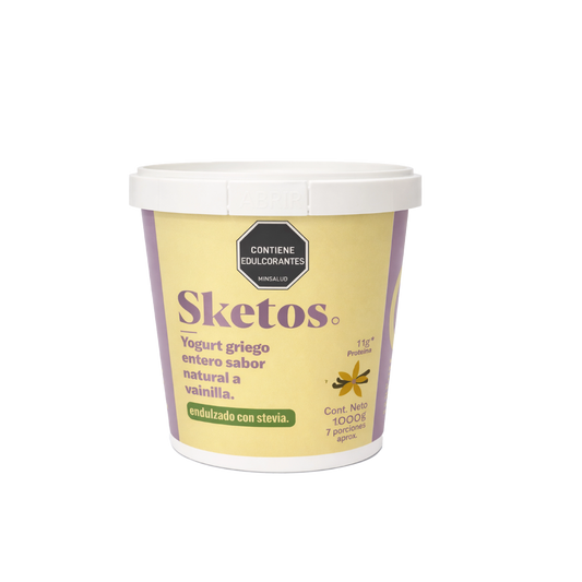 Yogurt Griego Sketos · Vainilla con stevia · 1.000g