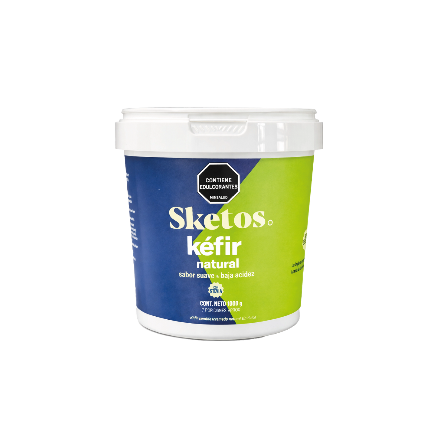 Kéfir Sketos · Natural con stevia · 1.000g