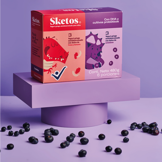 Yogurt Griego Sketos · Kids · Pack x6 · 80g