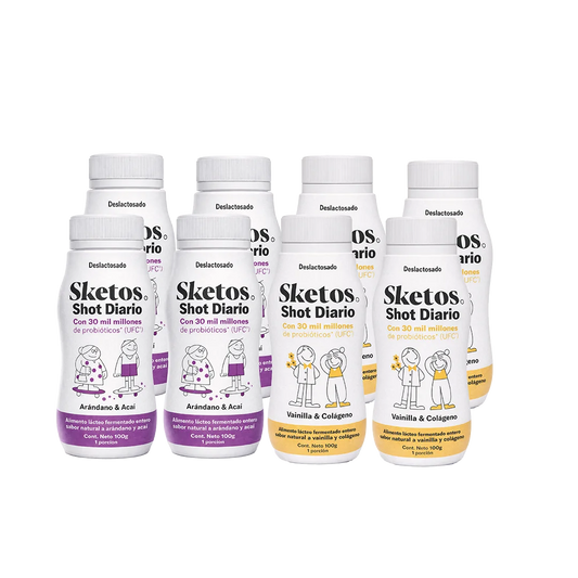 Yogurt Sketos · Shot Diario · Pack x8