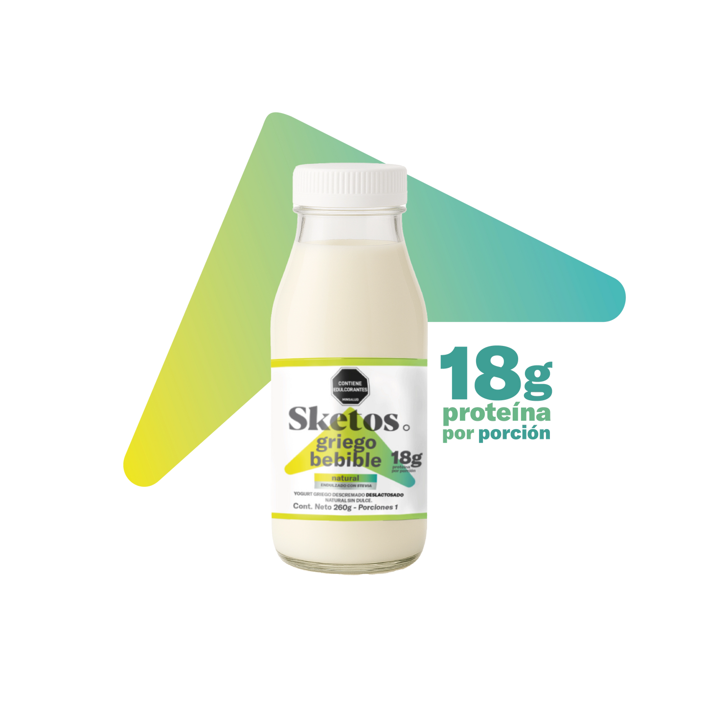 Sketos Drinkable Greek Yogurt · Natural · 260g