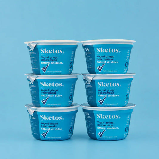 Combo Yogurt Griego Natural 150g Sketos · Pack x6