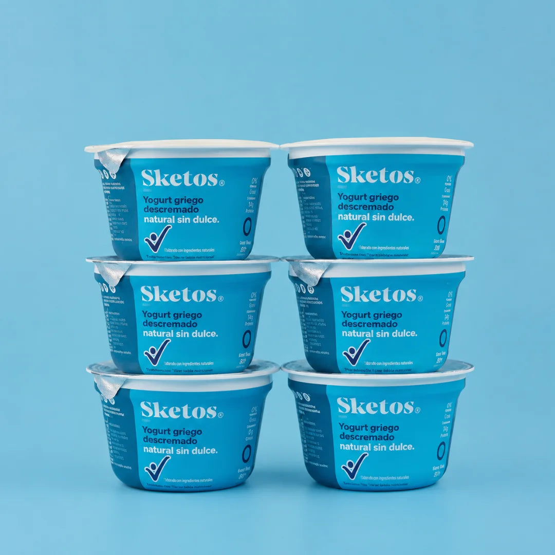 Combo Yogurt Griego Natural 150g Sketos · Pack x6