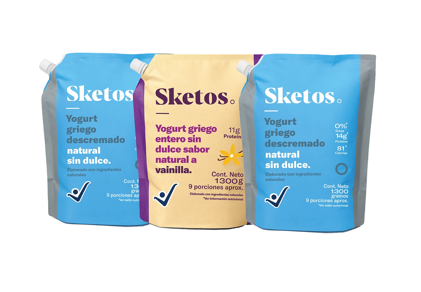 Combo Twist Natural Vainilla Sketos · Yogurt griego