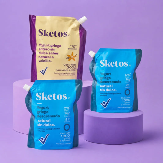 Combo Twist Natural Vanilla Sketos · Greek yogurt