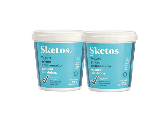 Combo Yogurt Griego Natural Sketos · Pack x2