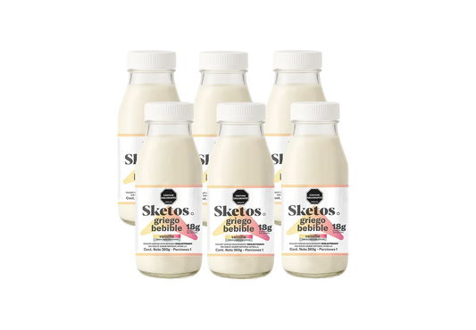 Combo Yogurt Griego Bebible Vainilla 260g Sketos · Pack x6