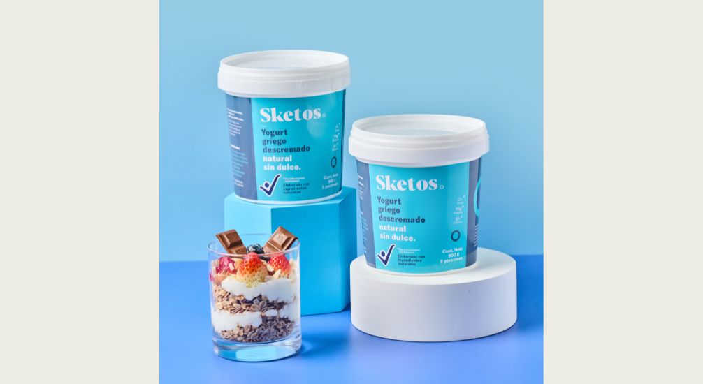 Combo x 2 unds. De Yogurt Griego Sketos Descremado Natural de 900g