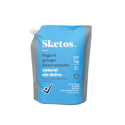 Sketos Greek Yogurt · Doypack · Plain · 1,300g