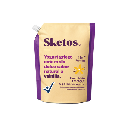 Sketos Greek Yogurt · Doypack · Vanilla · 1,300g