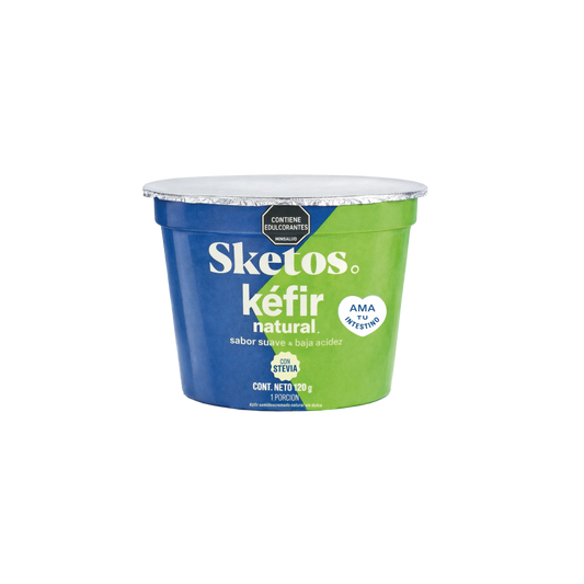 Kéfir Sketos · Natural con stevia · 120g