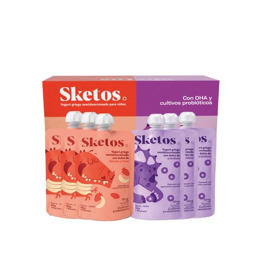 Yogurt Griego Sketos · Kids · Pack x6 · 80g
