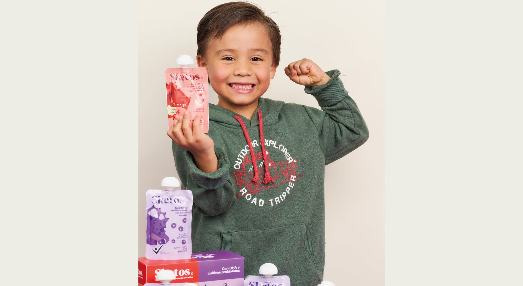 Yogurt Griego Sketos Kids 6 Pack.