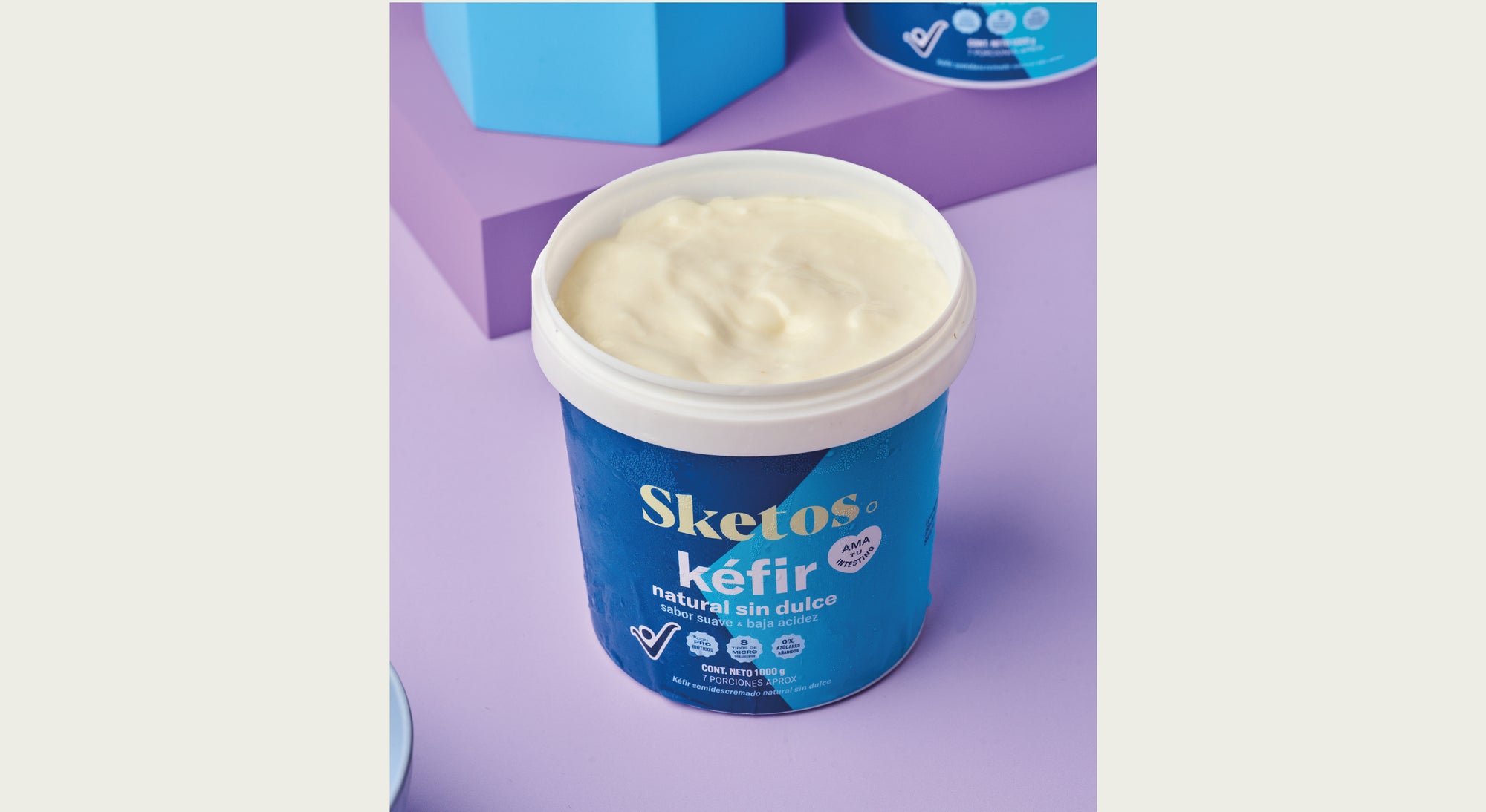 Kéfir Natural sin dulce 1000 gr.