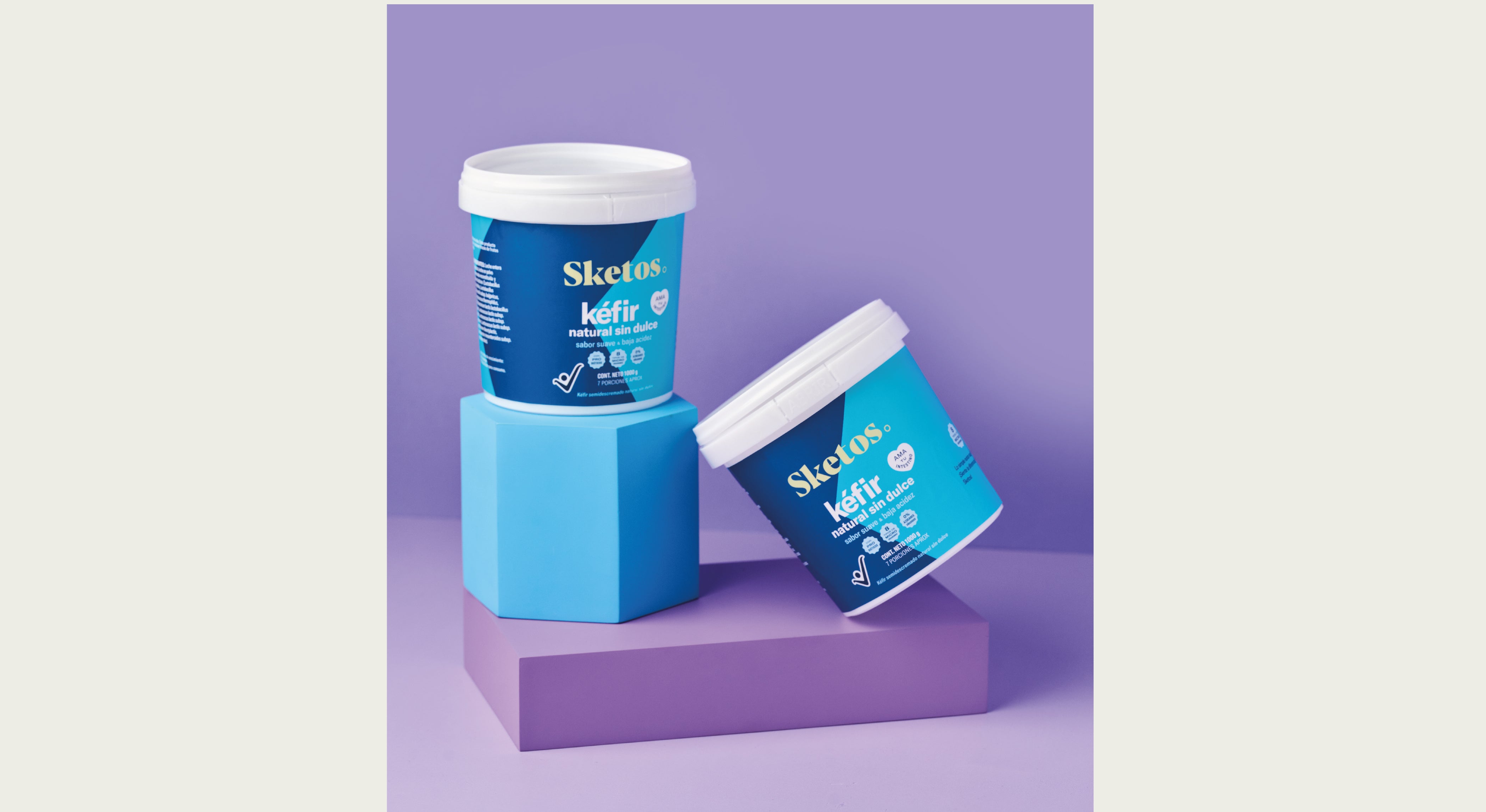 Kéfir Natural sin dulce 1000 gr – Sketos