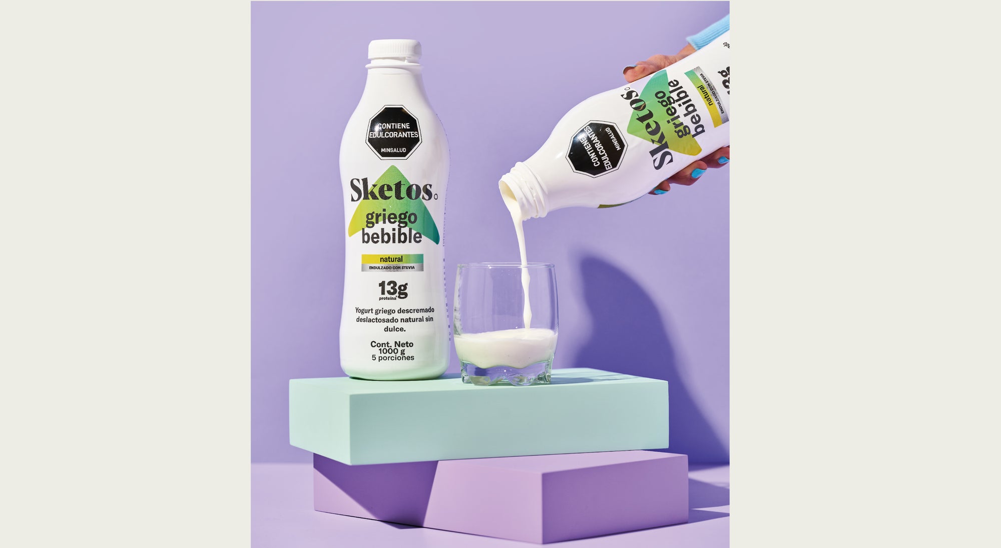 Yogurt Griego bebible Sketos Natural 1000g