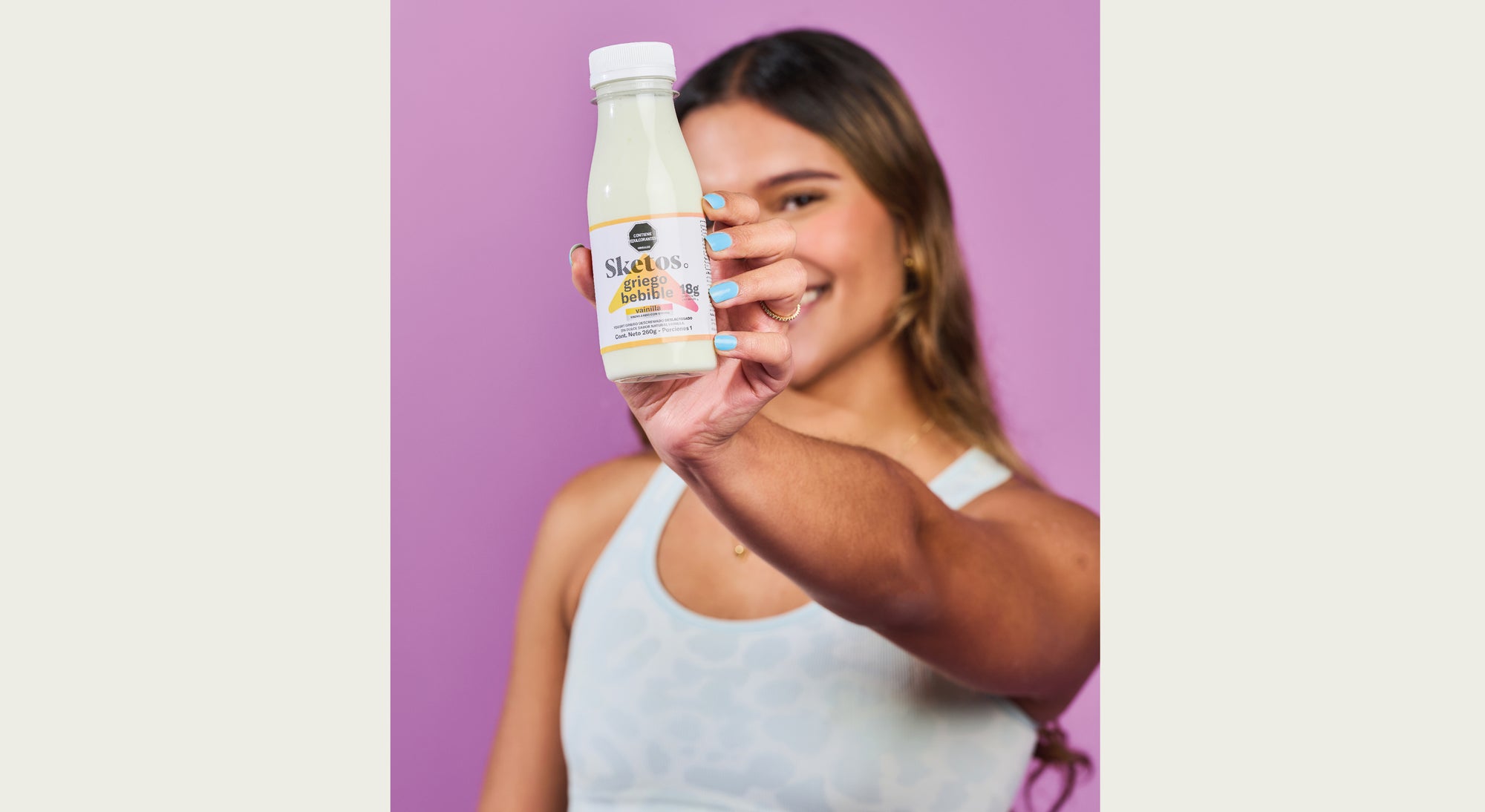 Yogurt Griego Bebible Sketos Vainilla 260 gr.